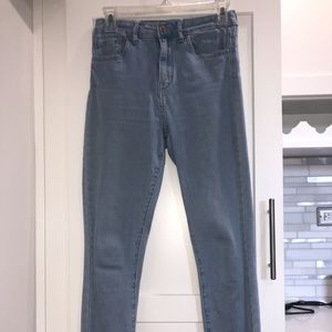 Light Wash Blue Jeans